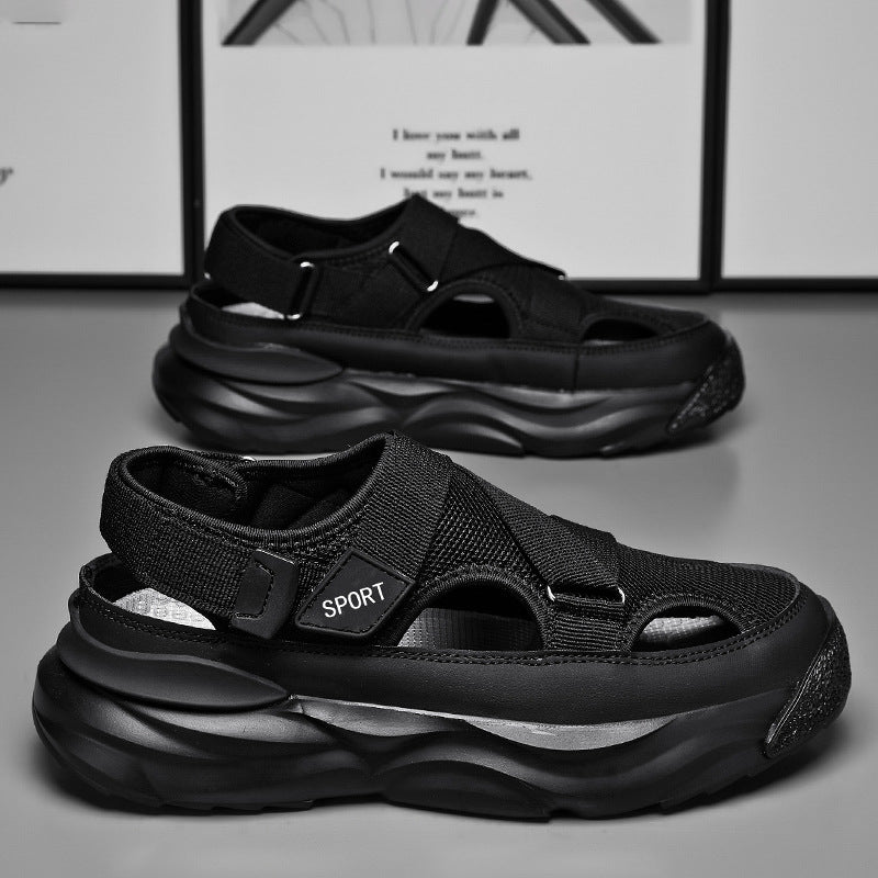 Herren Wandersandalen | Dicke Sohle & Rutschfest | Komfortabel & Stilvoll | Für Strand & Outdoor