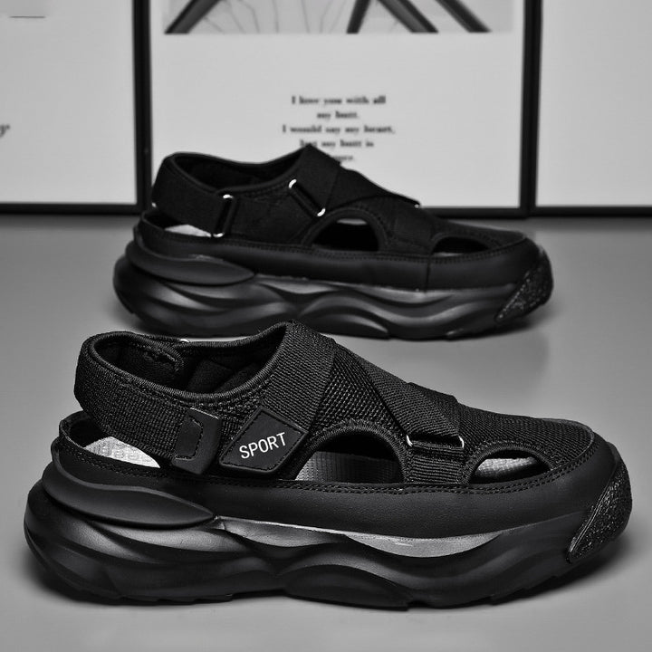 Herren Wandersandalen | Dicke Sohle & Rutschfest | Komfortabel & Stilvoll | Für Strand & Outdoor