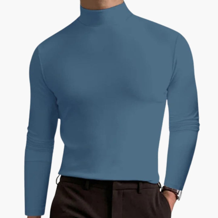 Rollkragenpullover Herren | Slim Fit Weiche Struktur | Modern Pullover Herren