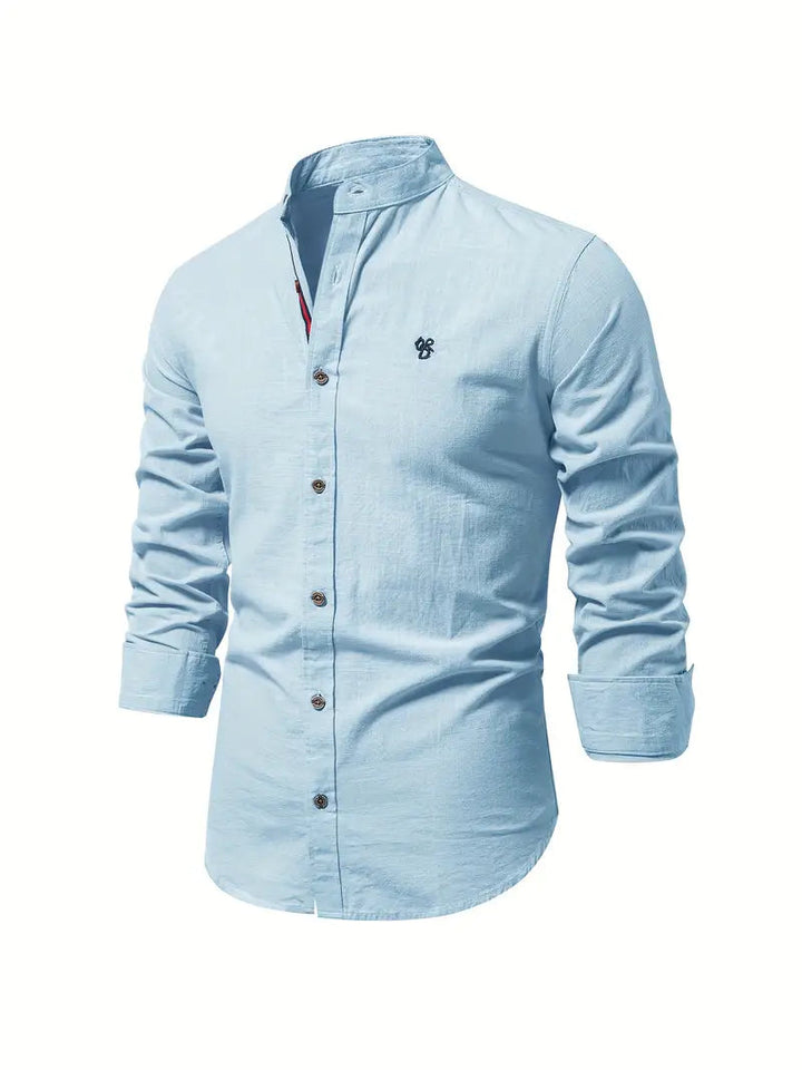 Herren Shirt | Slimfit | Mit Knopfleiste | Business Alltag Frühling
