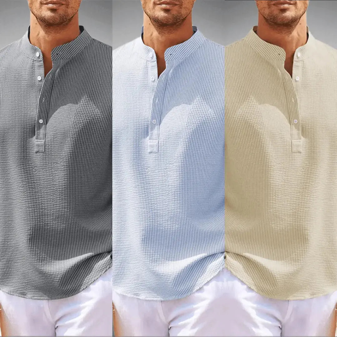 Hemd Herren | Leichter Strukturlook Modern | Trend Kleider Herren