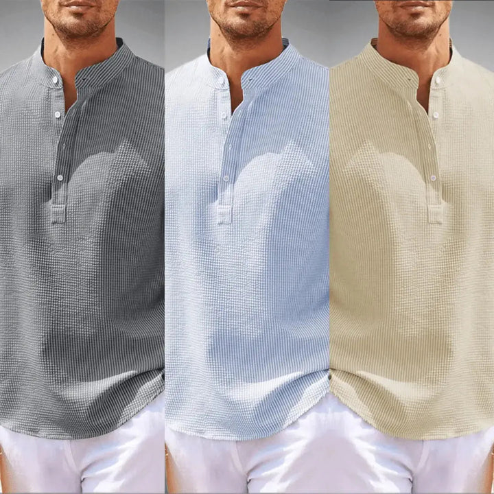 Hemd Herren | Leichter Strukturlook Modern | Trend Kleider Herren