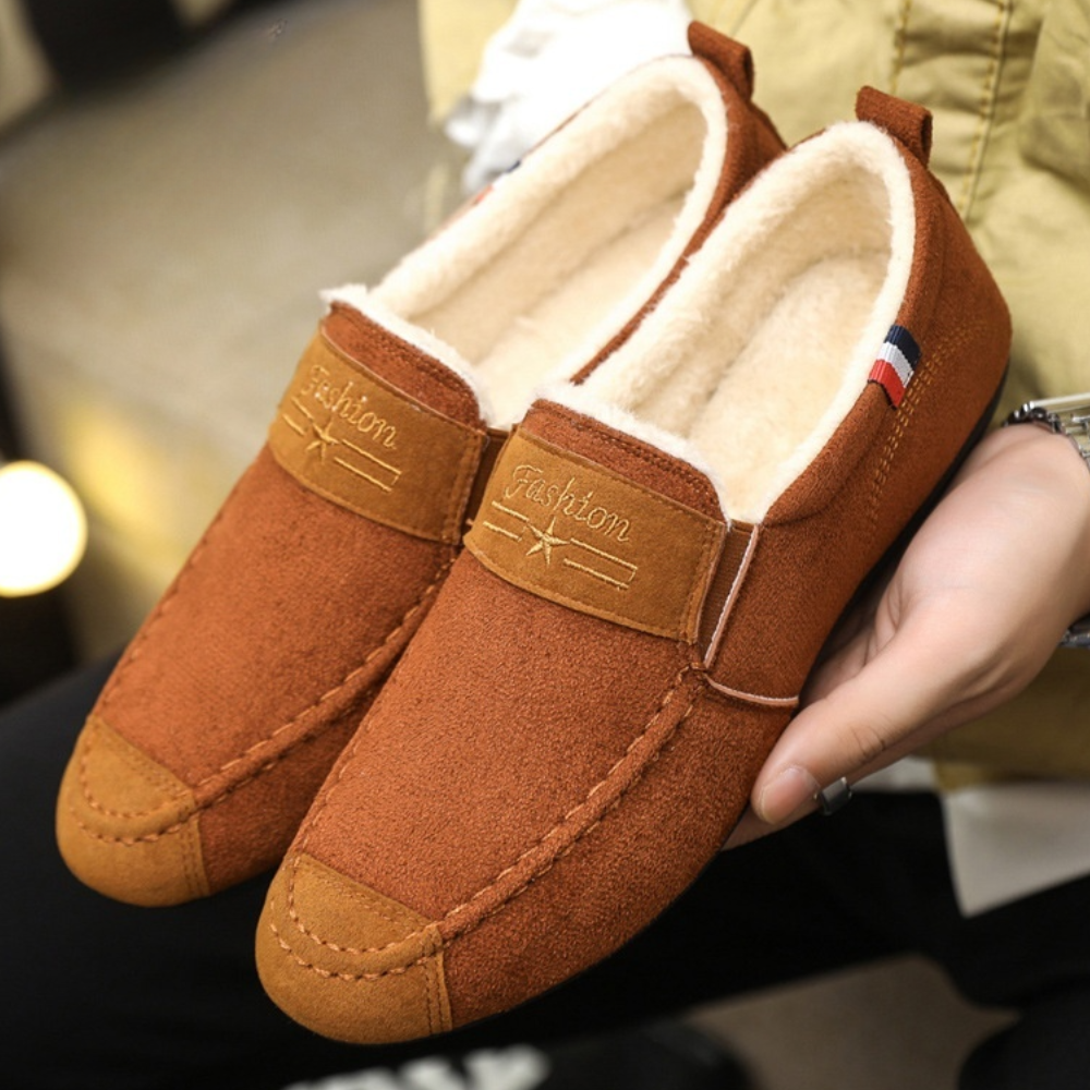Herren Freizeit Schuhe | Winter Loafer | Bequeme Slip-On Schuhe