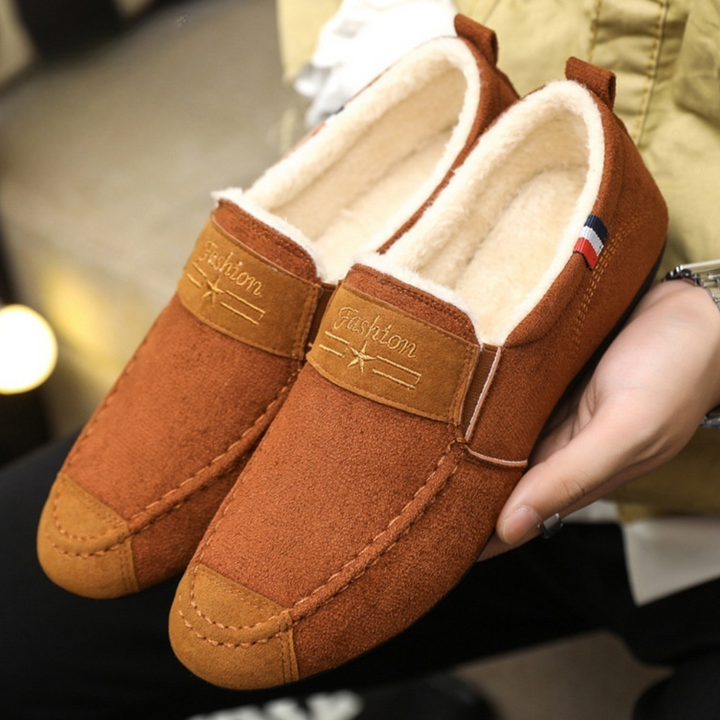 Herren Freizeit Schuhe | Winter Loafer | Bequeme Slip-On Schuhe