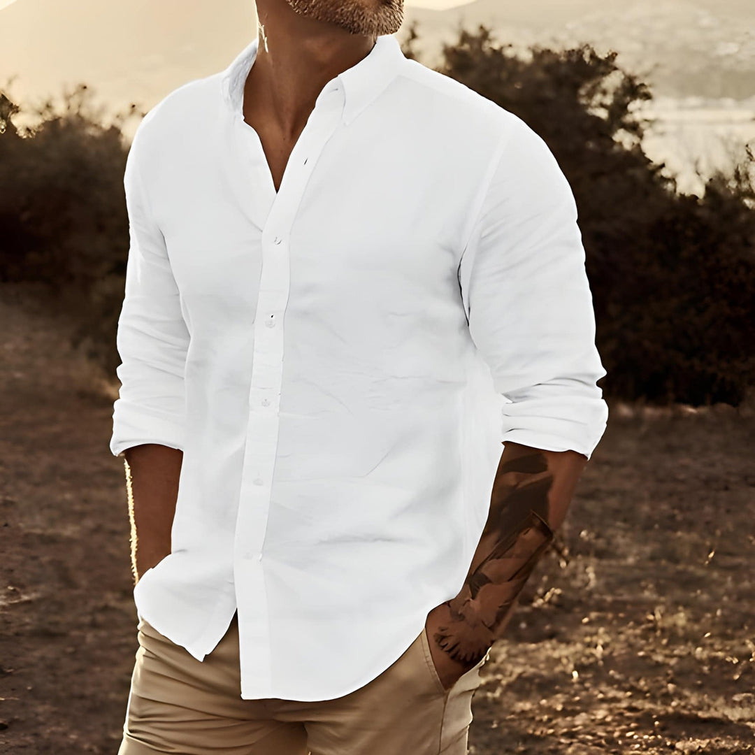 Herren Hemd | Slimfit | Mit Knopfleiste | Sommer
