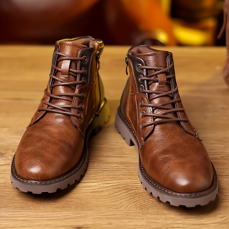 Winterstiefel Herren | Schnürstiefel Design | Langlebig & Elegant | Schuhe