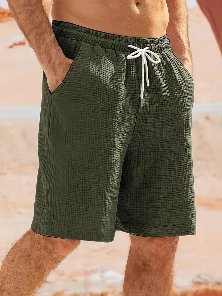 Herren Badeshorts Sommer - Schnelltrocknend Blau