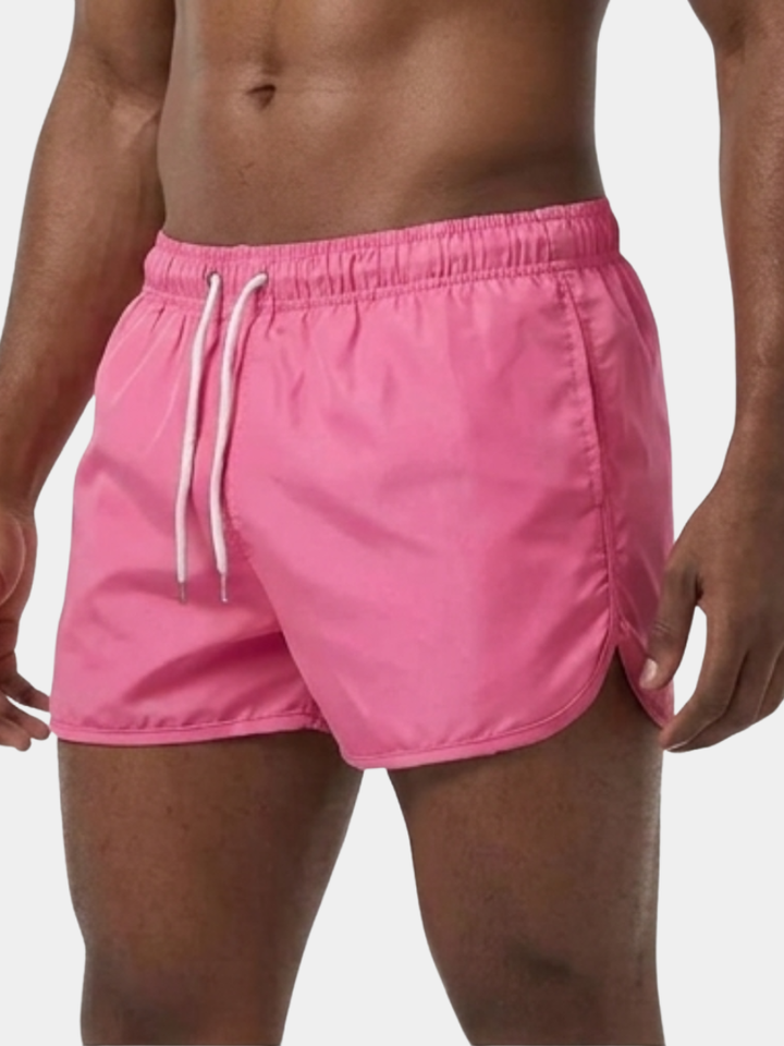 Herren Badeshorts Unifarben - Klassischer Sommerstil