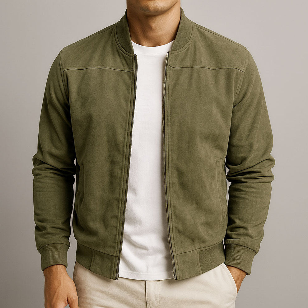 Herren Bomberjacke Classic - Atmungsaktiv &amp; Langlebig - Grün