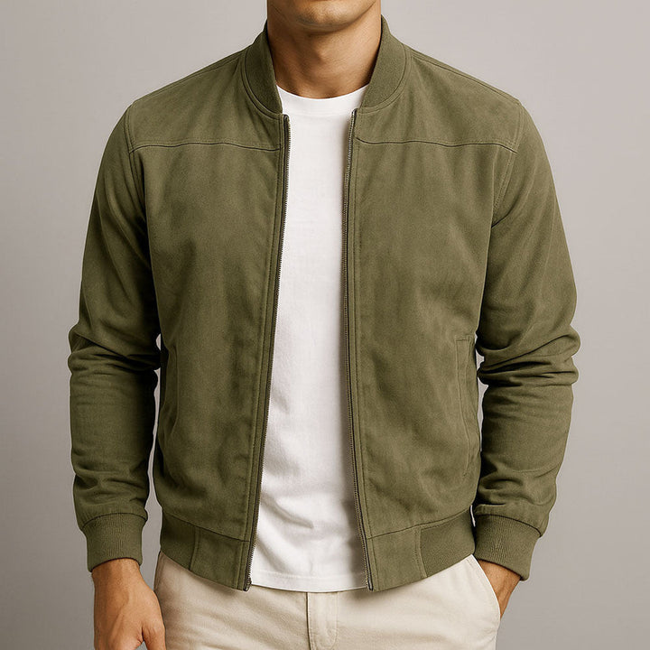 Herren Bomberjacke Classic - Atmungsaktiv &amp; Langlebig - Grün