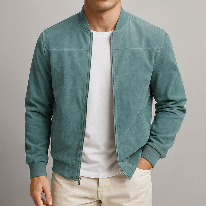 Herren Bomberjacke Classic - Atmungsaktiv &amp; Langlebig - Mintblau