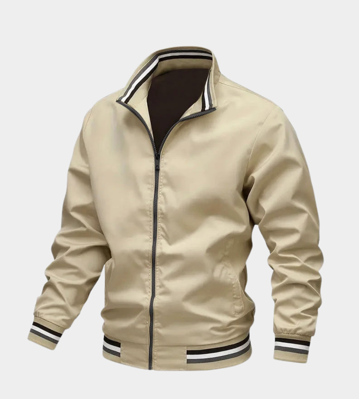 Herren Bomberjacke mit Steppung - Klassisches Design - Khaki