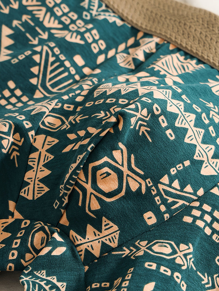 Herren Boxershorts | Set von 3 | Tribal Print | Baumwolle & Stretch | Atmender Komfort