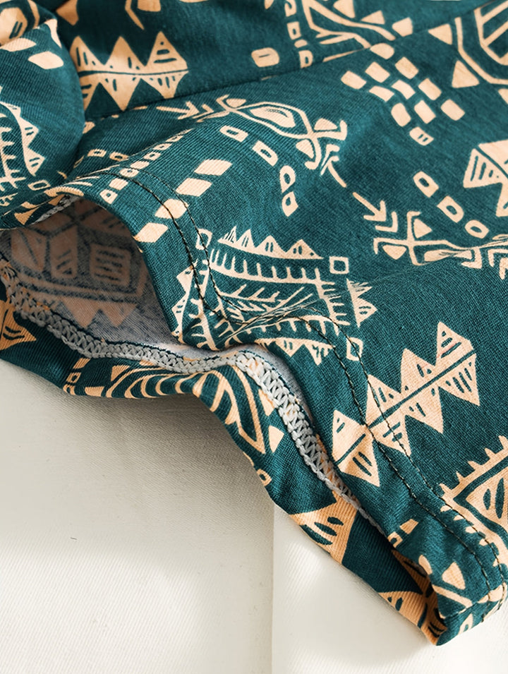 Herren Boxershorts | Set von 3 | Tribal Print | Baumwolle & Stretch | Atmender Komfort