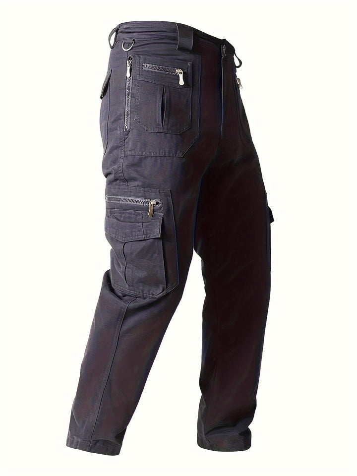 Herren Cargo Hose | 100% Baumwolle | Mehrtaschen-Design | Lässig & Bequem für Outdoor