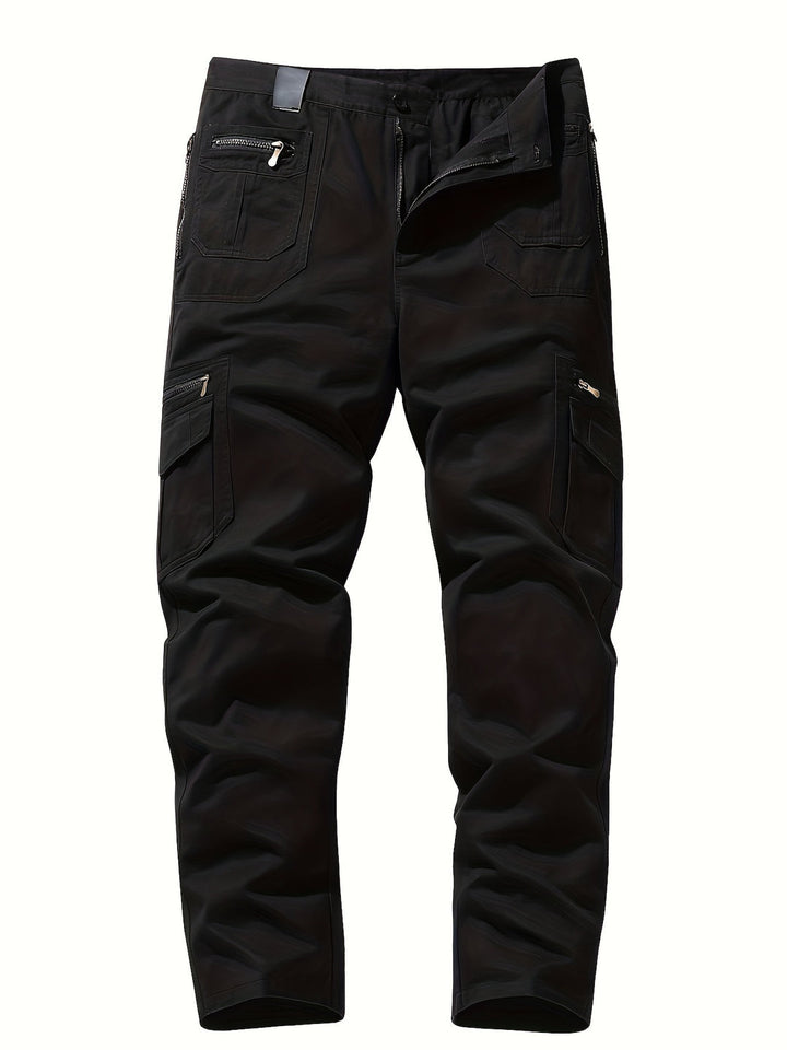 Herren Cargo Hose | 100% Baumwolle | Mehrtaschen-Design | Lässig & Bequem für Outdoor
