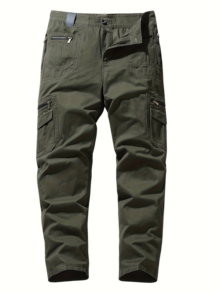 Herren Cargo Hose | 100% Baumwolle | Mehrtaschen-Design | Lässig & Bequem für Outdoor