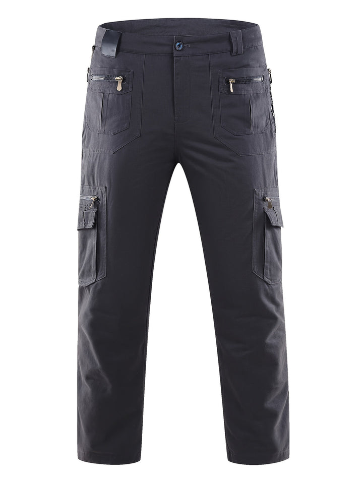 Herren Cargo Hose | 100% Baumwolle | Mehrtaschen-Design | Lässig & Bequem für Outdoor