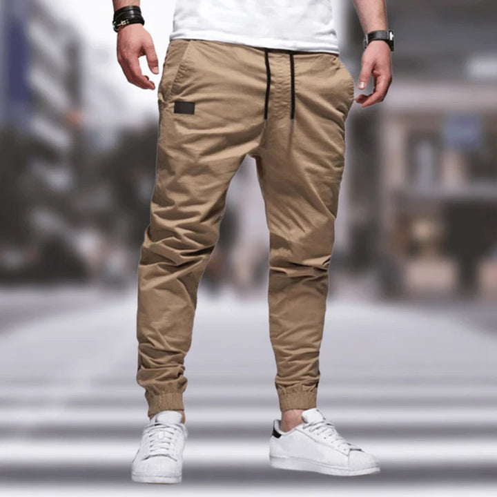 Herren Cargo Hose | Baumwolle | Funktional & Bequem | Sommer mit Kordelzug