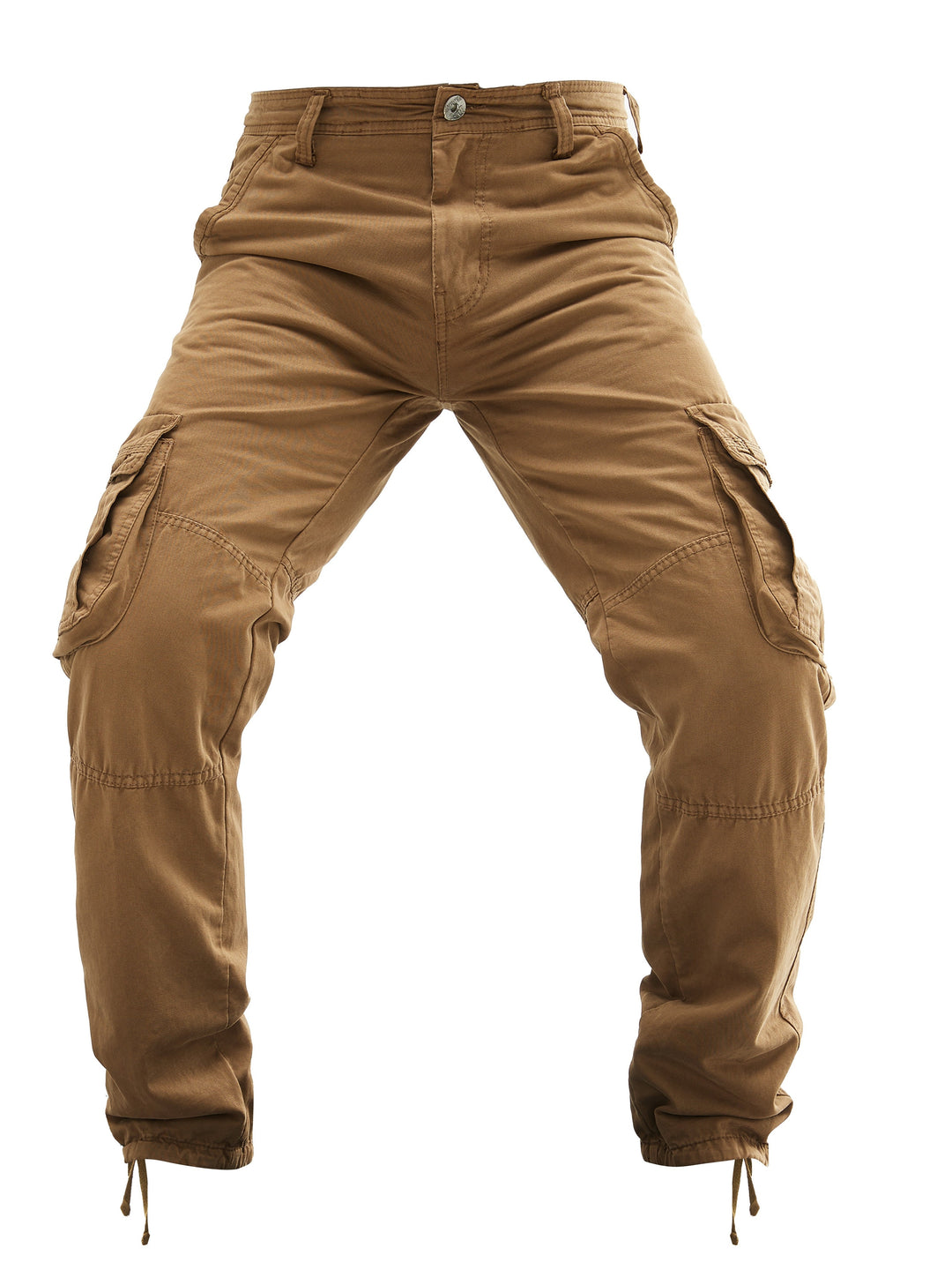 Herren Cargo-Hose | Baumwolle | Mehrere Taschen | Einfarbig Streetwear