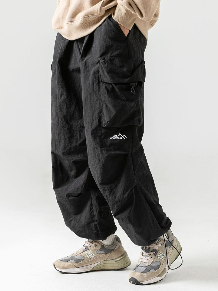 Herren Cargo-Hose wasserfest - Outdoor &amp; Wandern - Schwarz