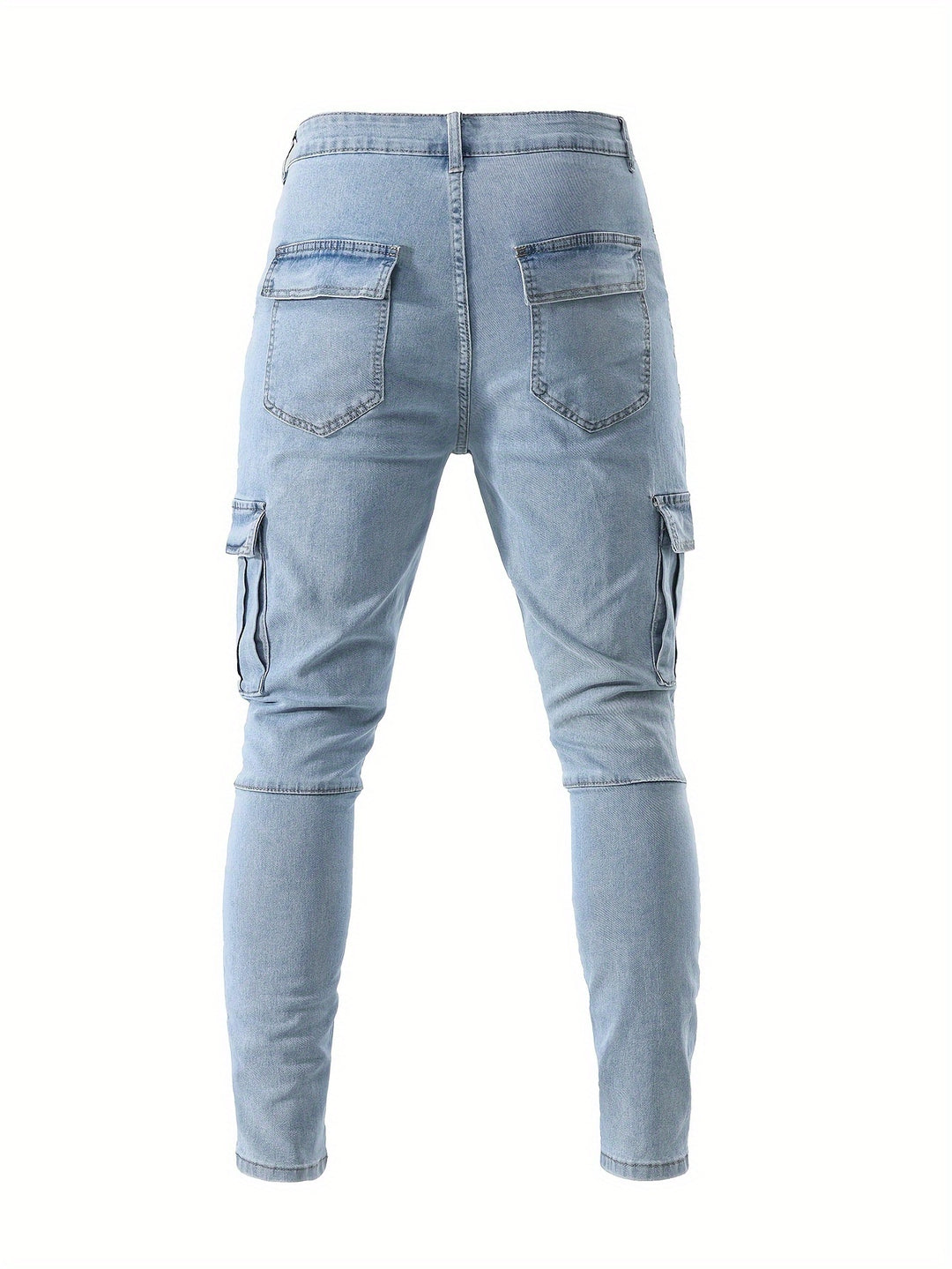 Herren Cargo Jeans | Streetstyle | Bequeme Denim | Einfarbig