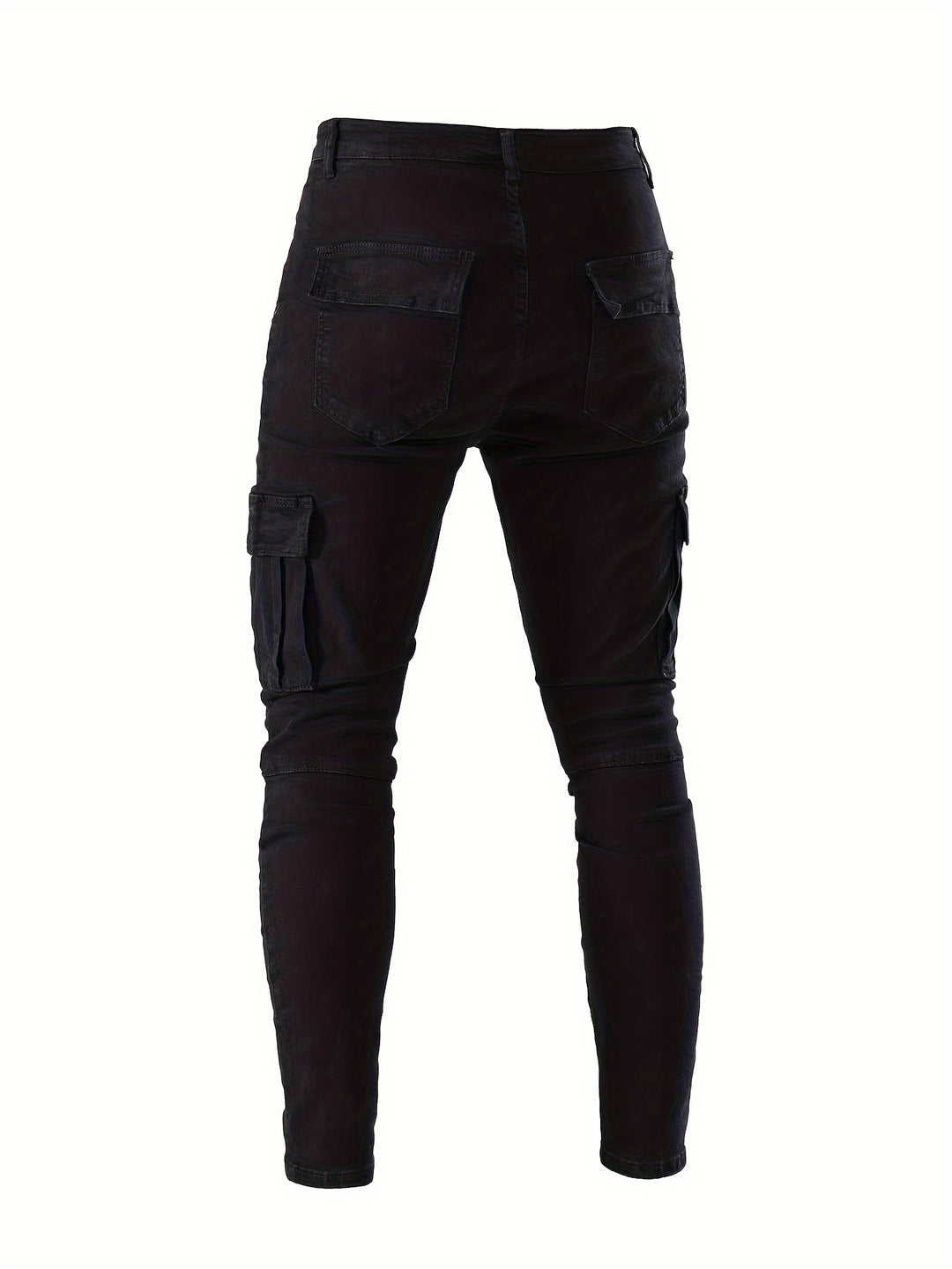 Herren Cargo Jeans | Streetstyle | Bequeme Denim | Einfarbig