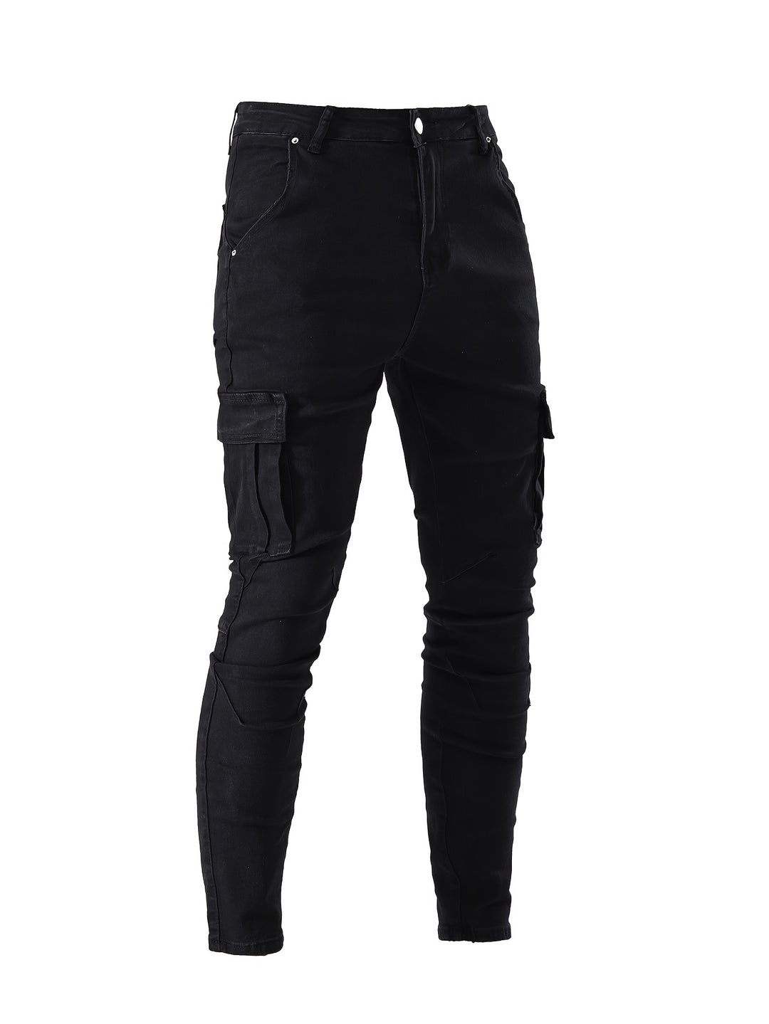 Herren Cargo Jeans | Streetstyle | Bequeme Denim | Einfarbig