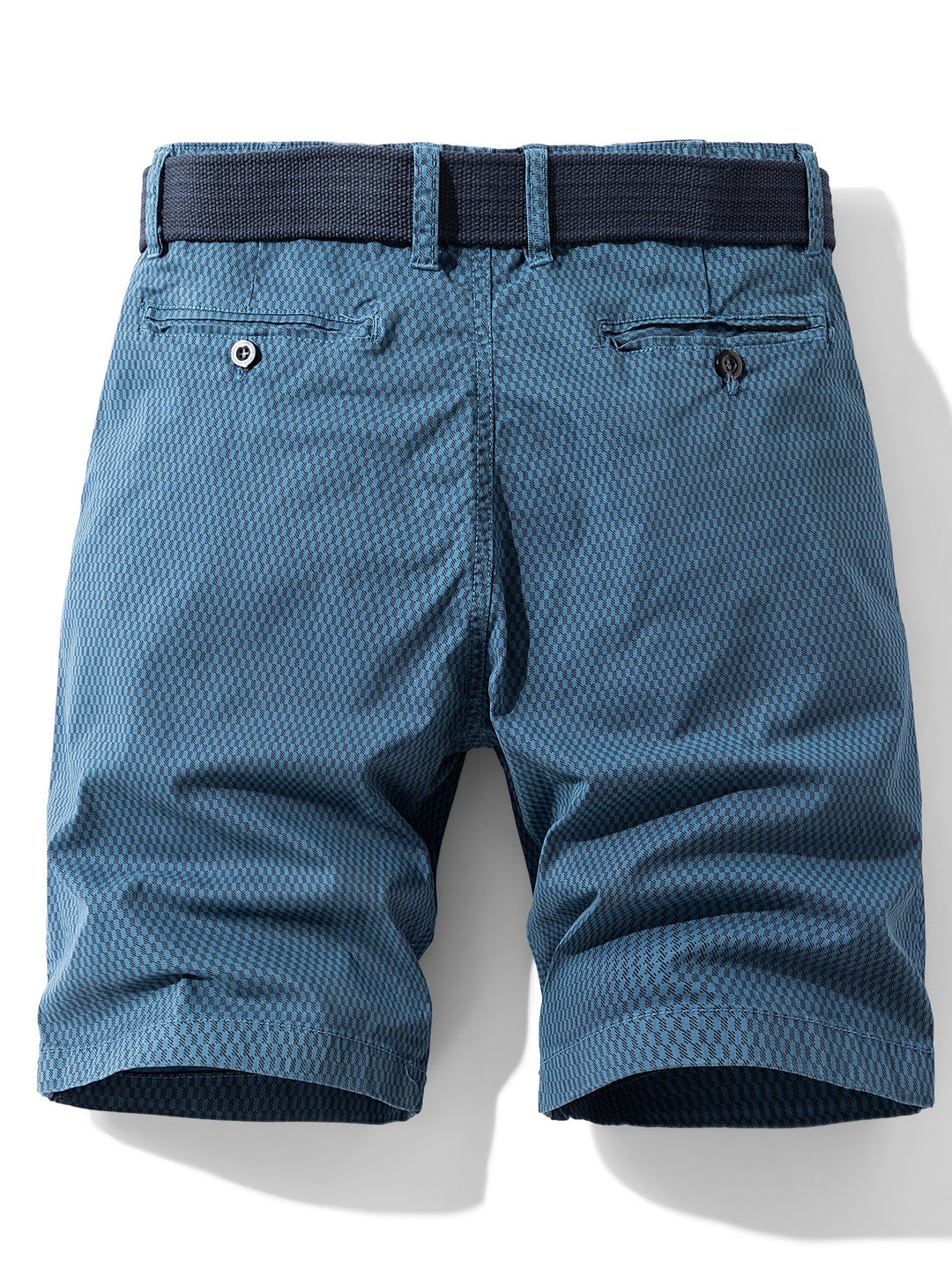 Herren Cargo Shorts | Gestreiftes Muster & Normale Passform | Baumwollmischung | Freizeit- & Outdoor-Sportarten