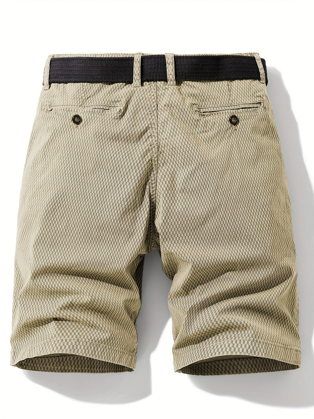 Herren Cargo Shorts | Gestreiftes Muster & Normale Passform | Baumwollmischung | Freizeit- & Outdoor-Sportarten