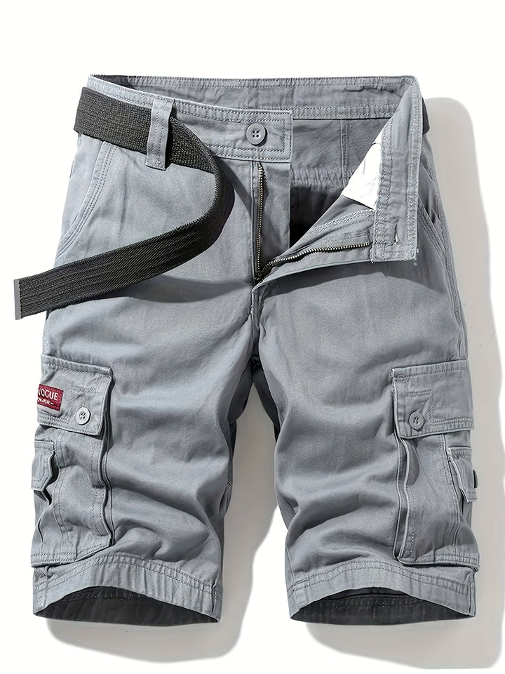 Herren Cargo Shorts | Klassisches Design | Multi-Taschen | Verstellbarer Bund | Baumwolle für den Sommer