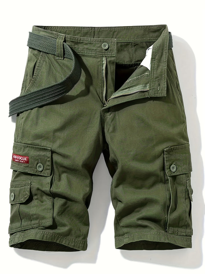 Herren Cargo Shorts | Klassisches Design | Multi-Taschen | Verstellbarer Bund | Baumwolle für den Sommer