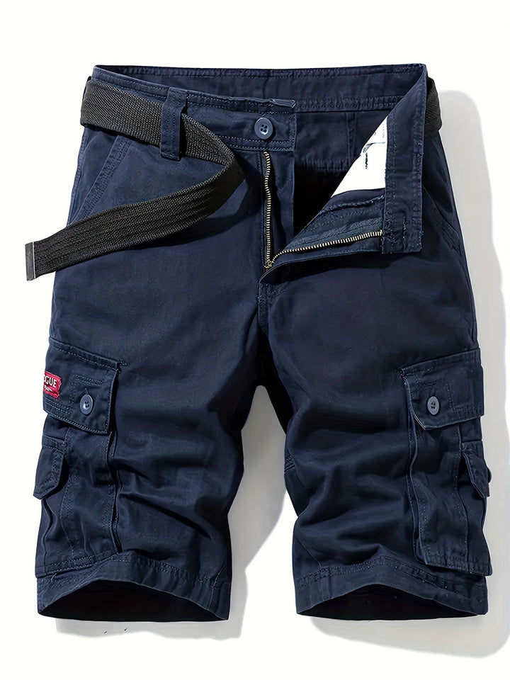 Herren Cargo Shorts | Klassisches Design | Multi-Taschen | Verstellbarer Bund | Baumwolle für den Sommer