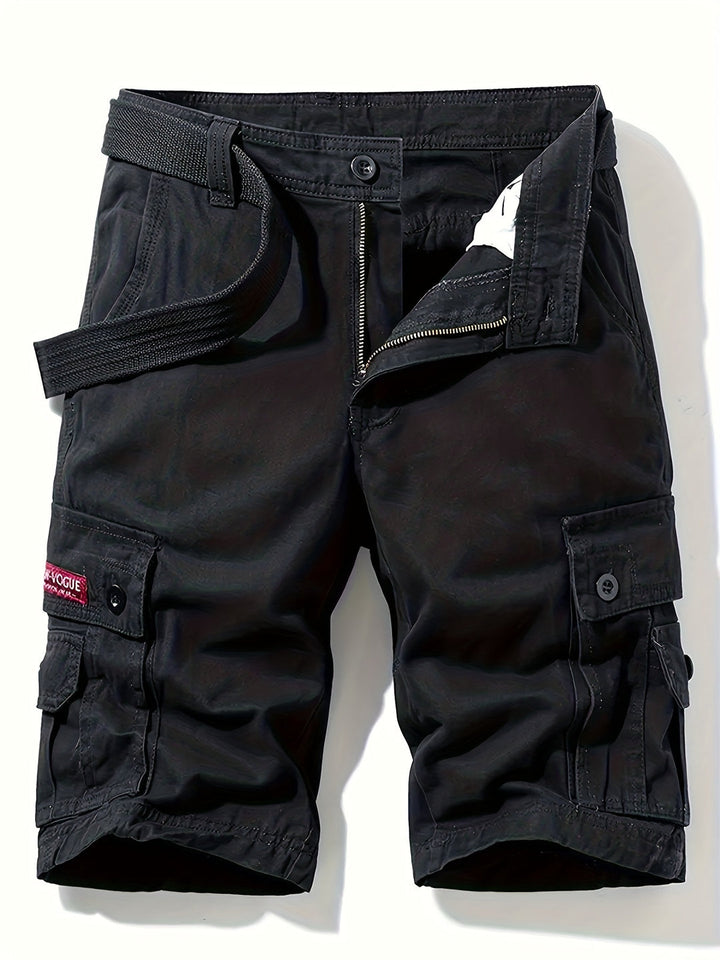 Herren Cargo Shorts | Klassisches Design | Multi-Taschen | Verstellbarer Bund | Baumwolle für den Sommer