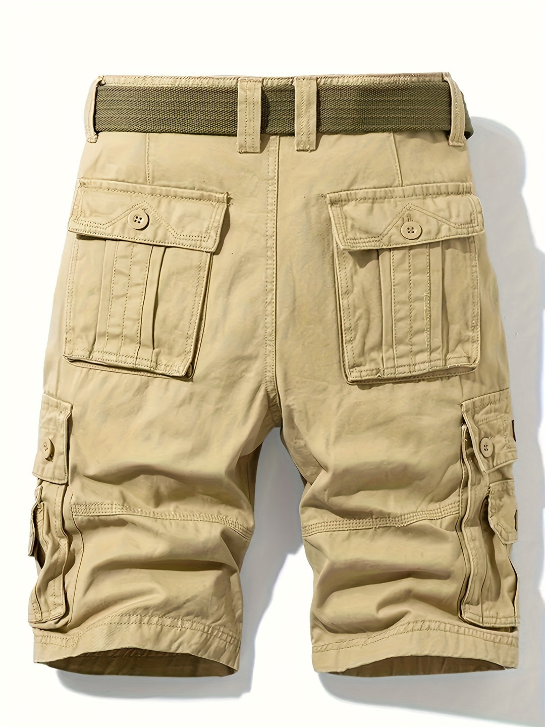 Herren Cargo Shorts | Klassisches Design | Multi-Taschen | Verstellbarer Bund | Baumwolle für den Sommer