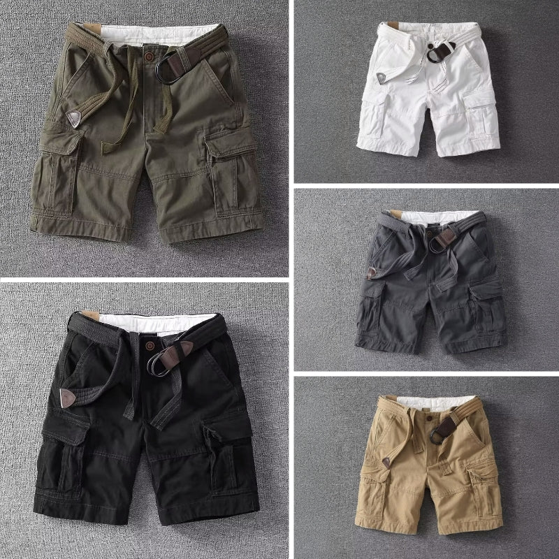 Herren Cargo-Shorts mit praktischen Taschen - Klassisches Design