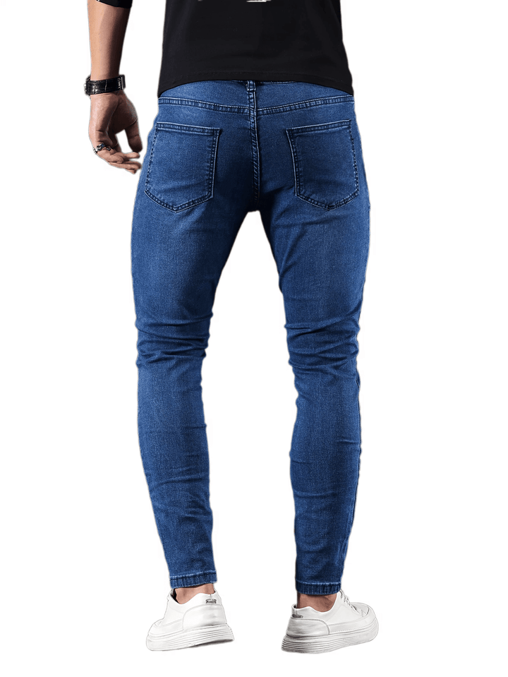 Herren Casual Stretch Jeans | Schicke Straßenstil Denim | Trendy & Bequem