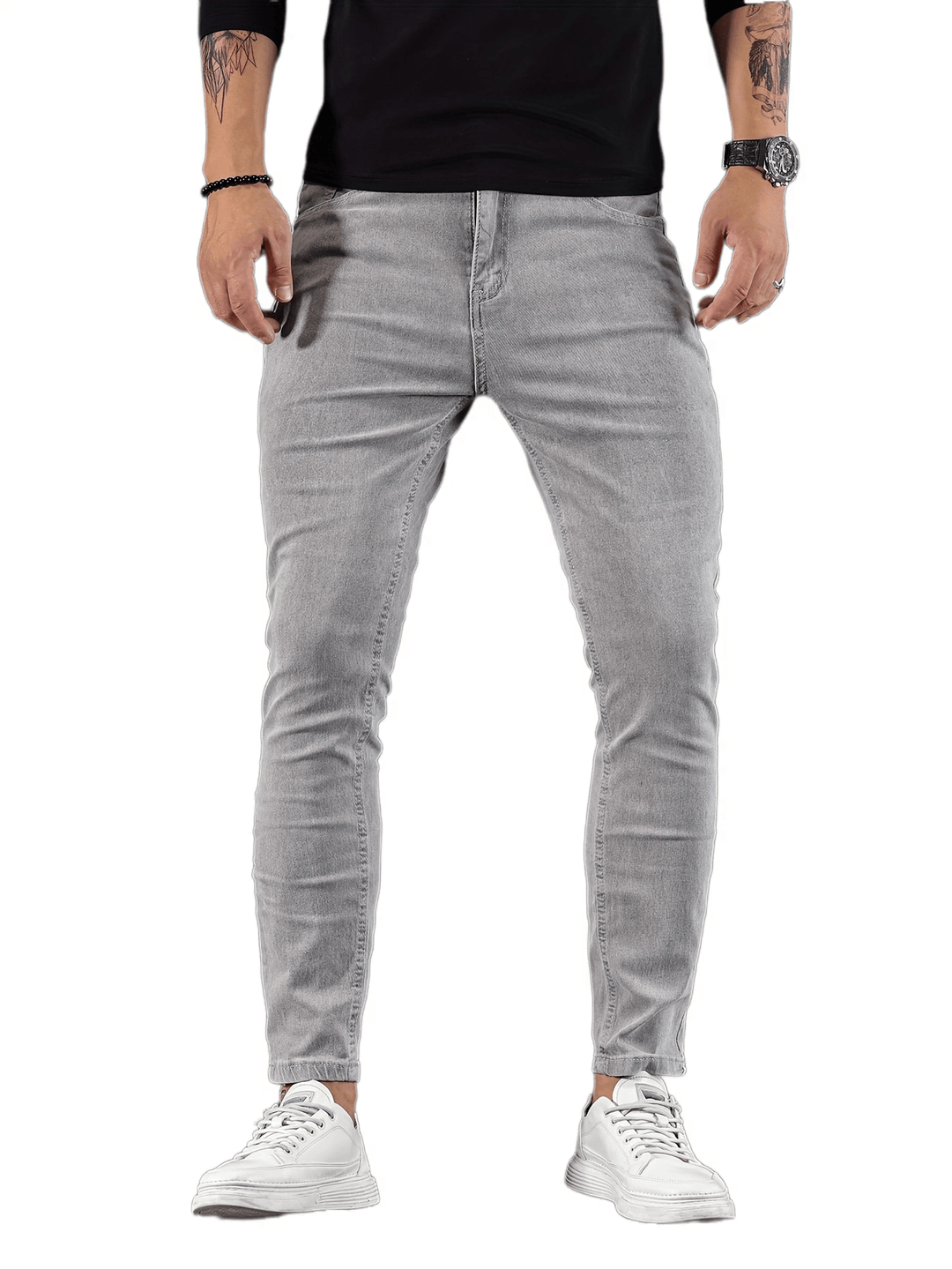 Herren Casual Stretch Jeans | Schicke Straßenstil Denim | Trendy & Bequem