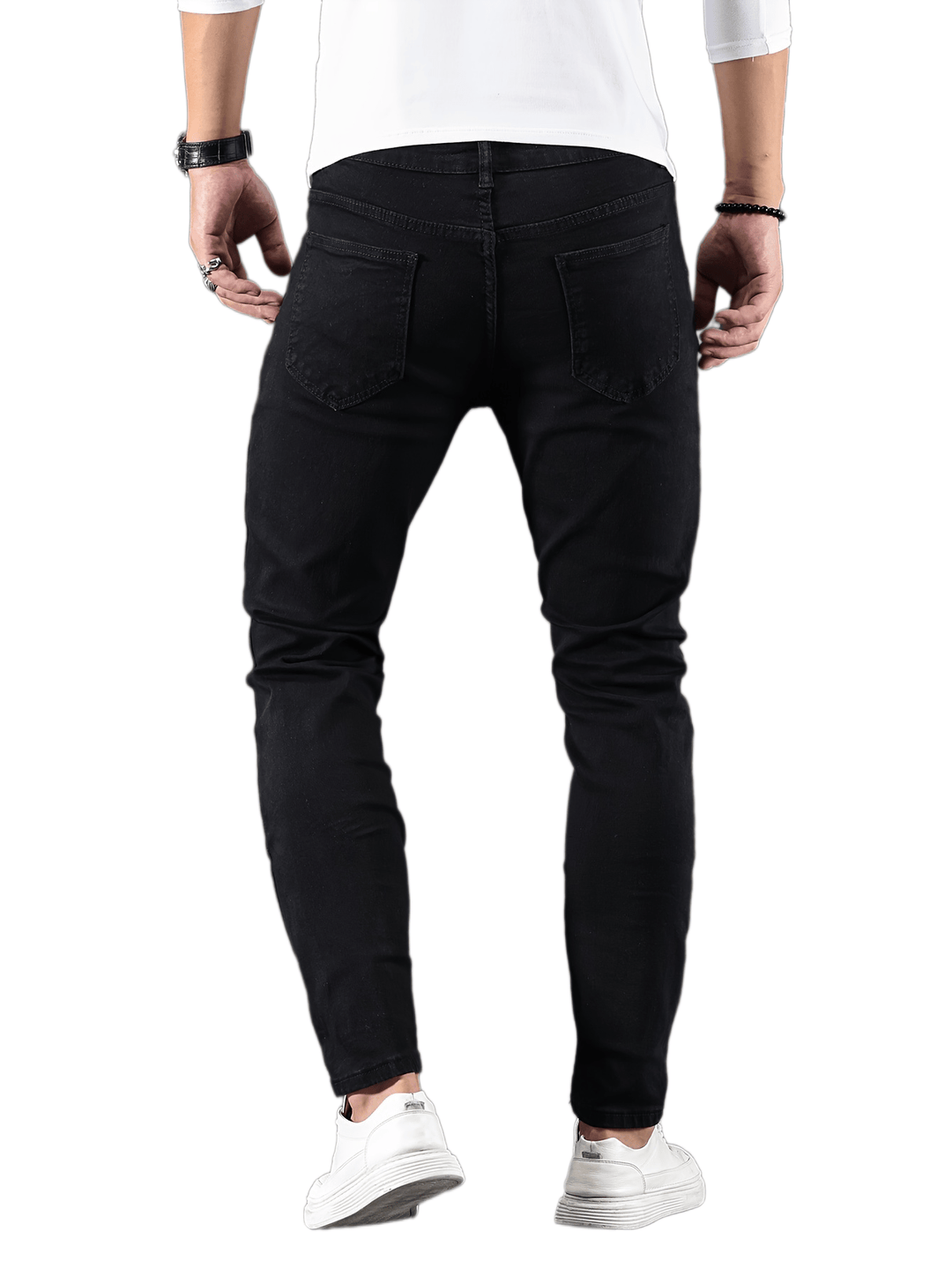 Herren Casual Stretch Jeans | Schicke Straßenstil Denim | Trendy & Bequem