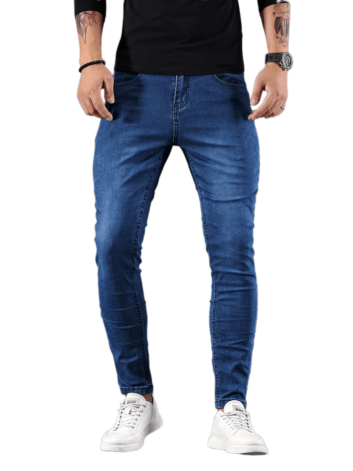 Herren Casual Stretch Jeans | Schicke Straßenstil Denim | Trendy & Bequem