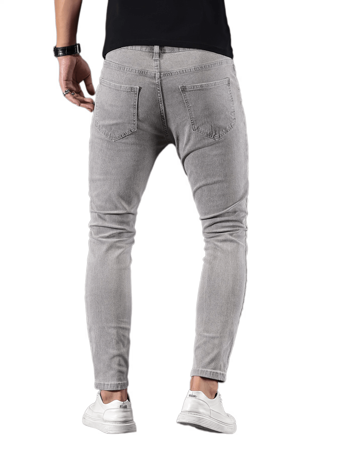 Herren Casual Stretch Jeans | Schicke Straßenstil Denim | Trendy & Bequem