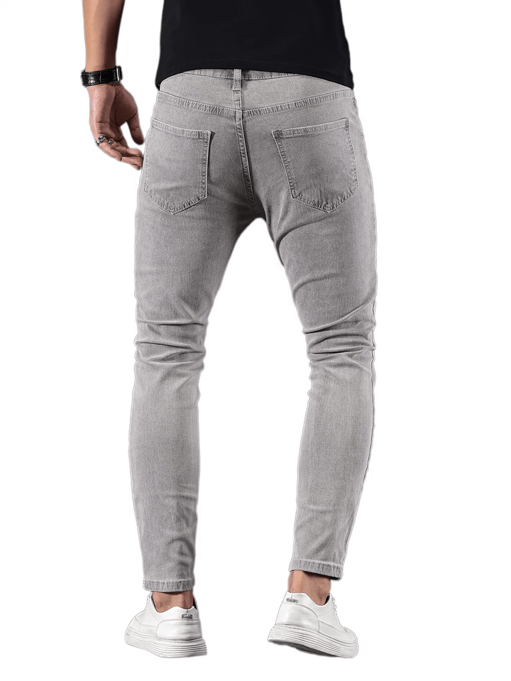 Herren Casual Stretch Jeans | Schicke Straßenstil Denim | Trendy & Bequem