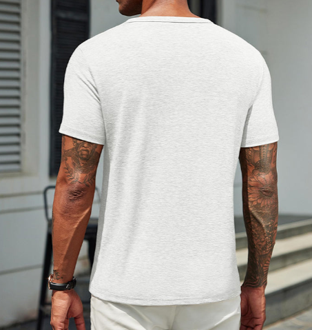Herren Classic T-Shirt Rundhals - Zeitlos &amp; Atmungsaktiv