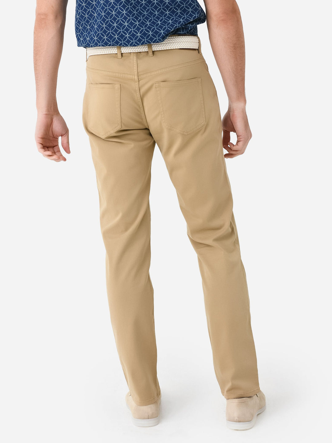 Herren Fünf-Taschen Hose mit Satinfinish - Klassischer Schnitt