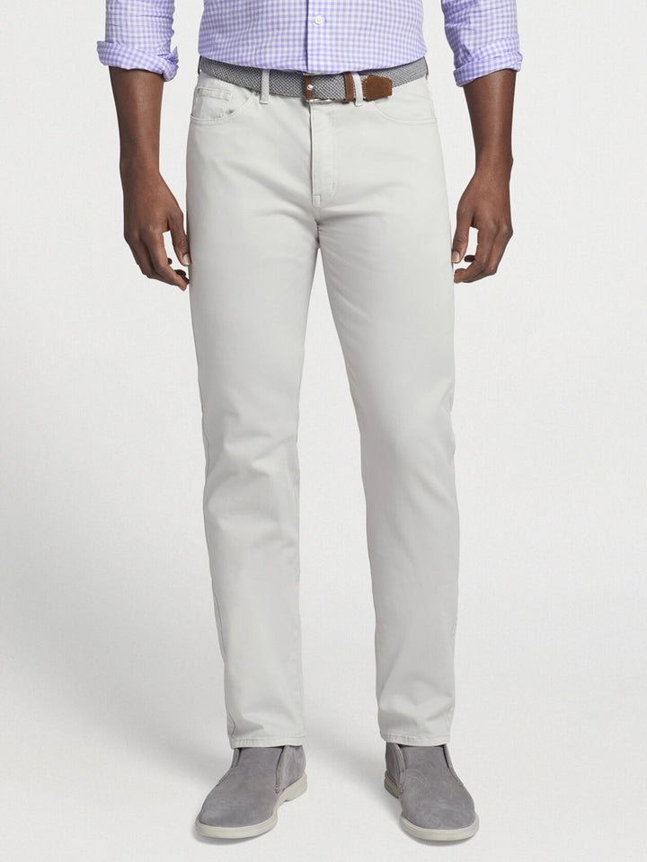 Herren Fünf-Taschen Hose mit Satinfinish - Klassischer Schnitt