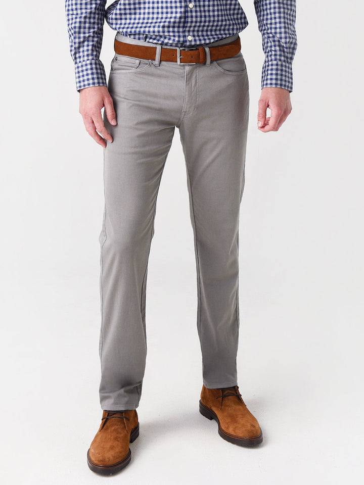Herren Fünf-Taschen Hose mit Satinfinish - Klassischer Schnitt