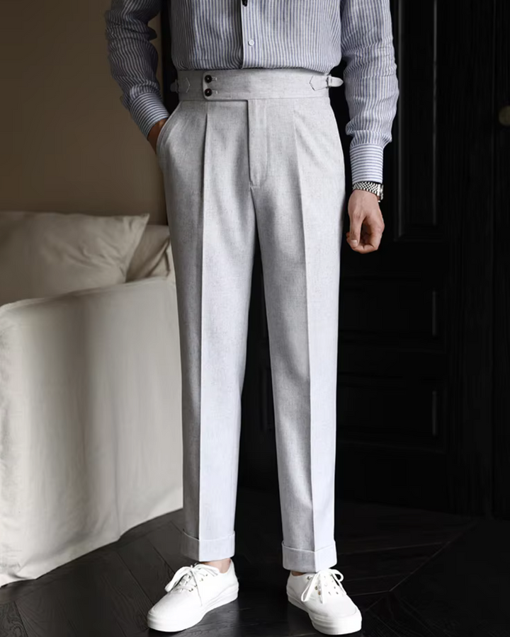 Herren Gurkha Hose | Eleganter Schnitt | Klassisch & Komfortabel | Baumwolle