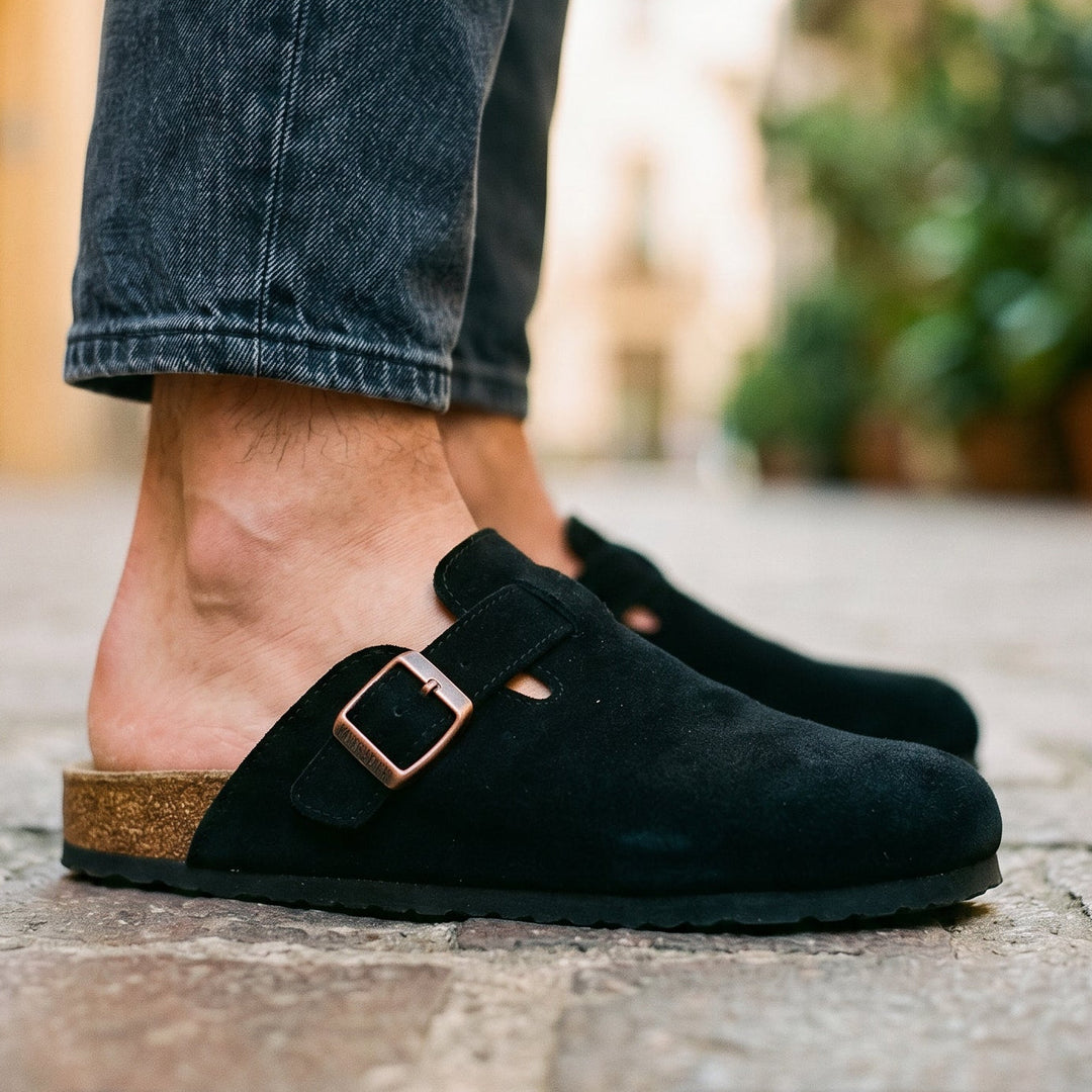 Herren Hausschuhe aus Wildleder - Eleganter Komfort