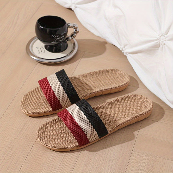 Herren Hausschuhe | Ganzjahres Slip-On | Bequeme Stoff-Innenausstattung | EVA Sohle