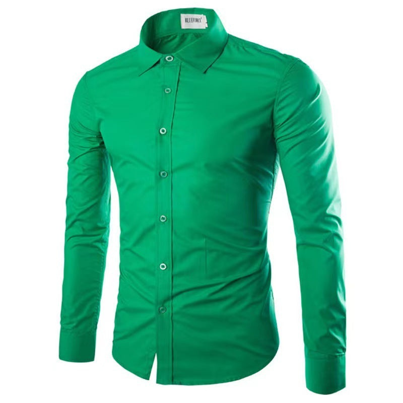 Herren Hemd | Knitterfrei & Slim Fit | Premium Komfort | Baumwolle Sommer